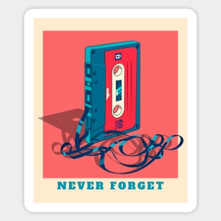 Never Forget Mixtape Sticker